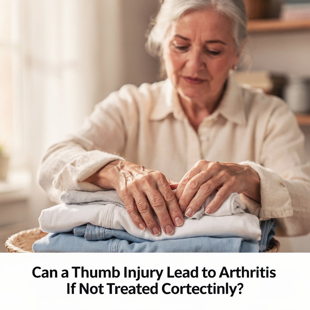 can a thumb injury lead to arthritis if not treate