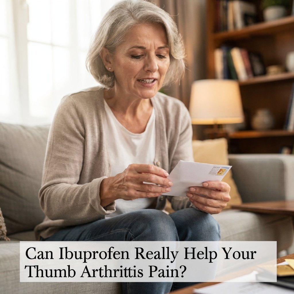 can ibuprofen really help your thumb arthritis pai