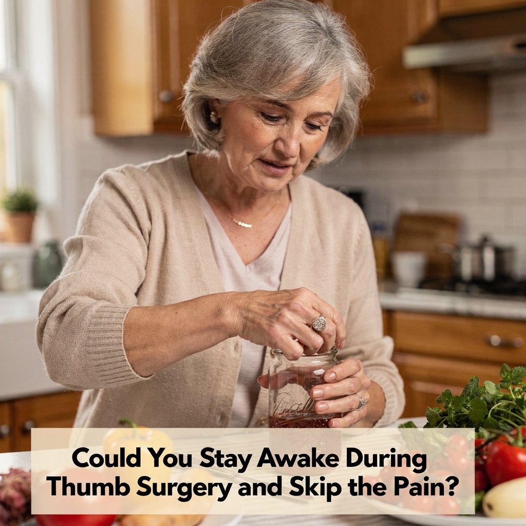 could you stay awake during thumb surgery and skip