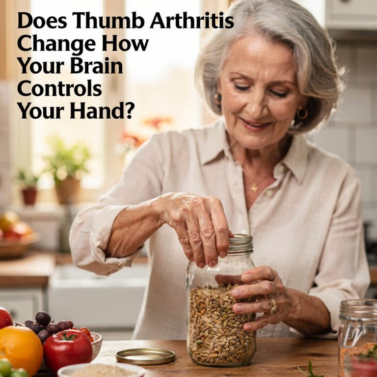 Does Thumb Arthritis Change How Your Brain Controls Your Hand?
