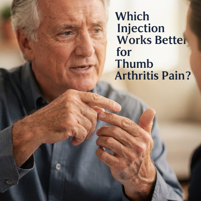 Which Injection Works Better for Thumb Arthritis Pain?